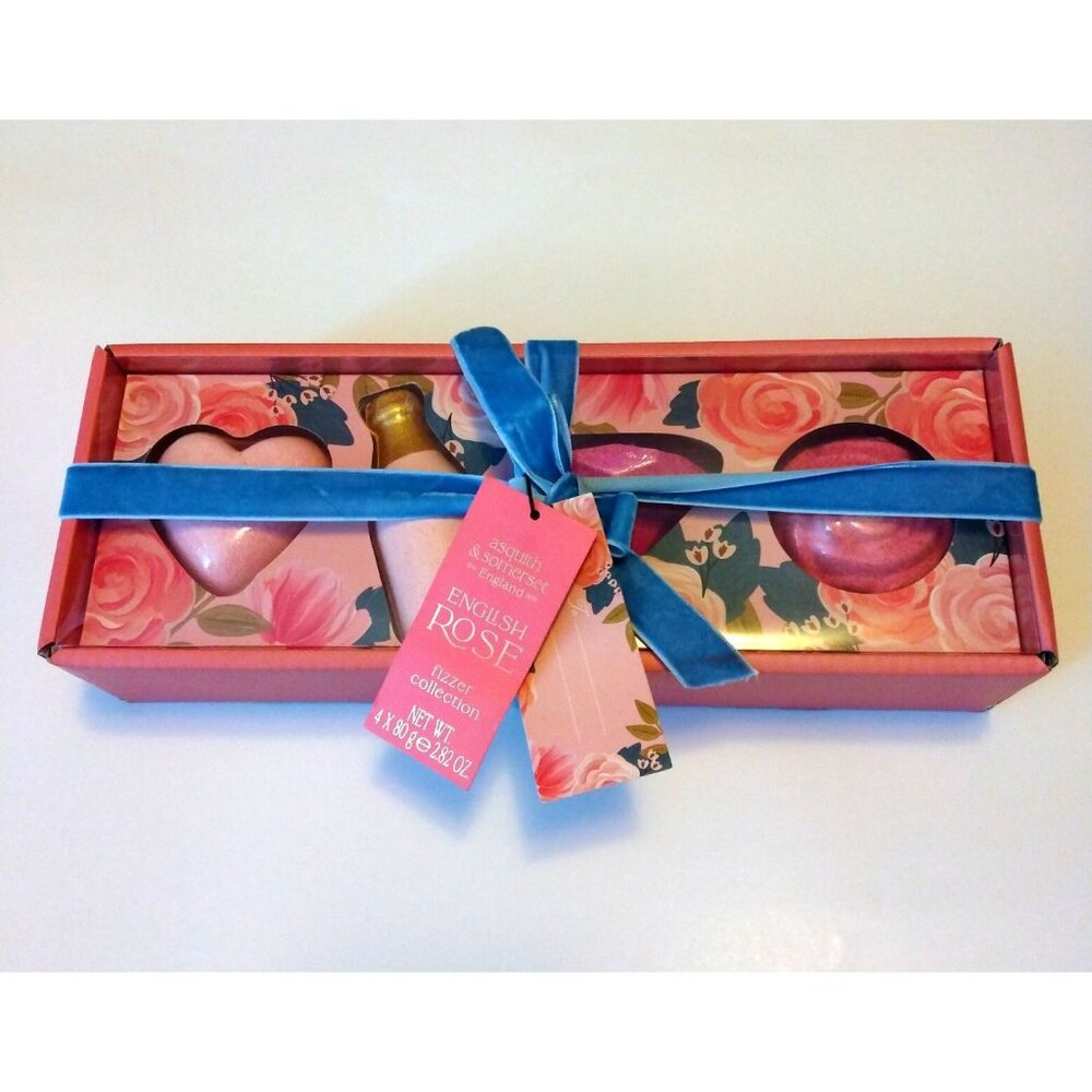 English Rose Bath Fizzer Gift Set For Women